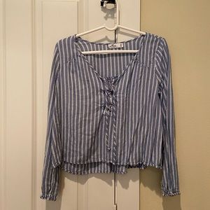 striped hollister top WORN ONCE